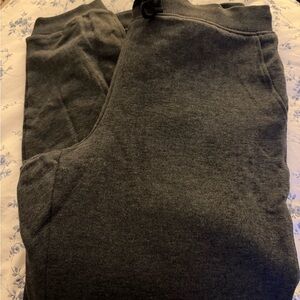 L.L. Bean Men's Dark Gray Fleece lined Joggers